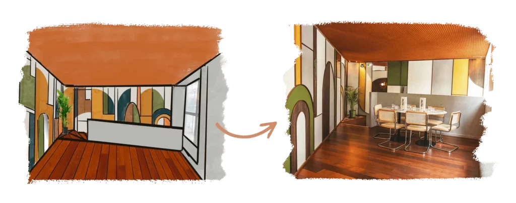 architecte intérieur restaurant paris avant apres