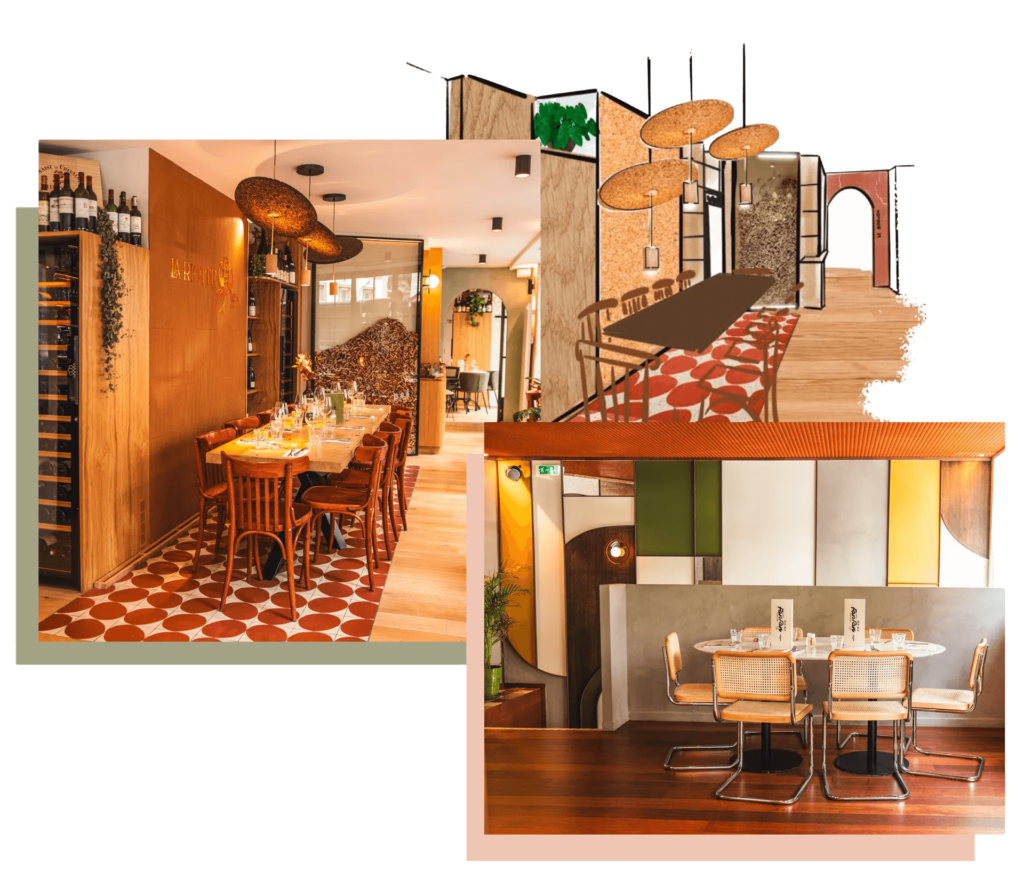 architecte dinterieur restaurant paris table