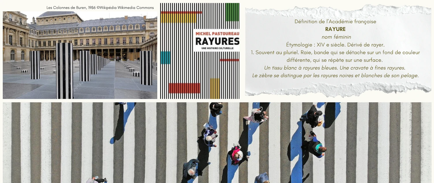 Deco rayure tendance Colonne de Buren